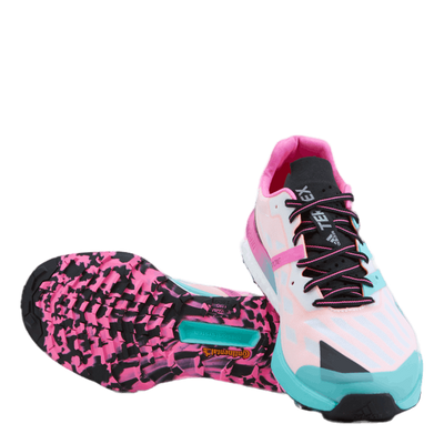 Terrex Speed Ultra Trail Running Shoes Cloud White / Acid Mint / Screaming Pink