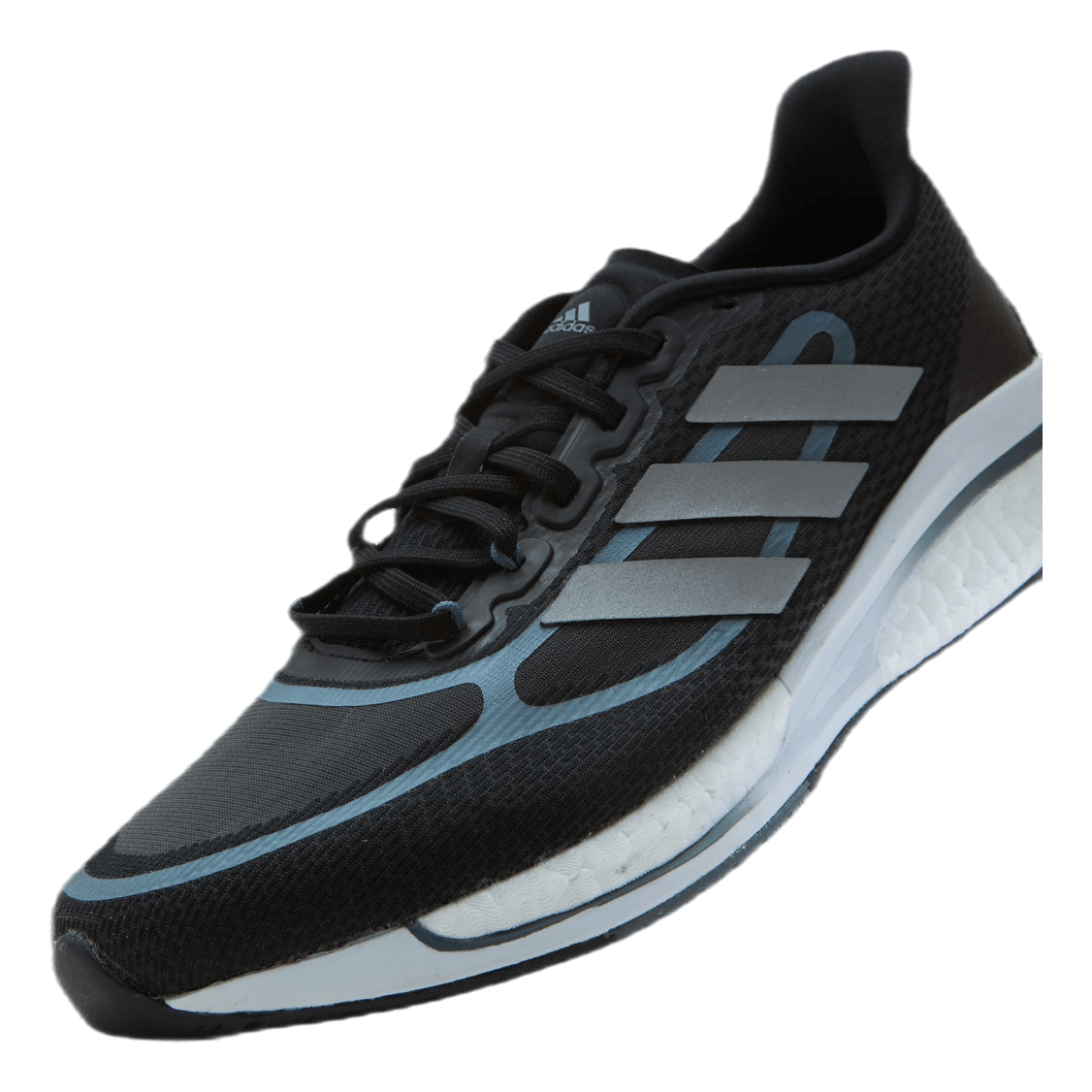 Supernova+ Shoes Core Black / Silver Metallic / Blue Oxide