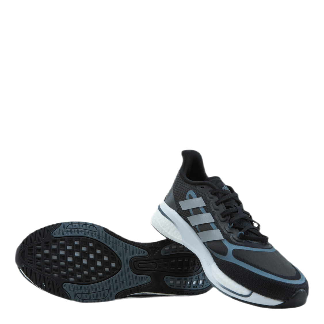 Supernova+ Shoes Core Black / Silver Metallic / Blue Oxide