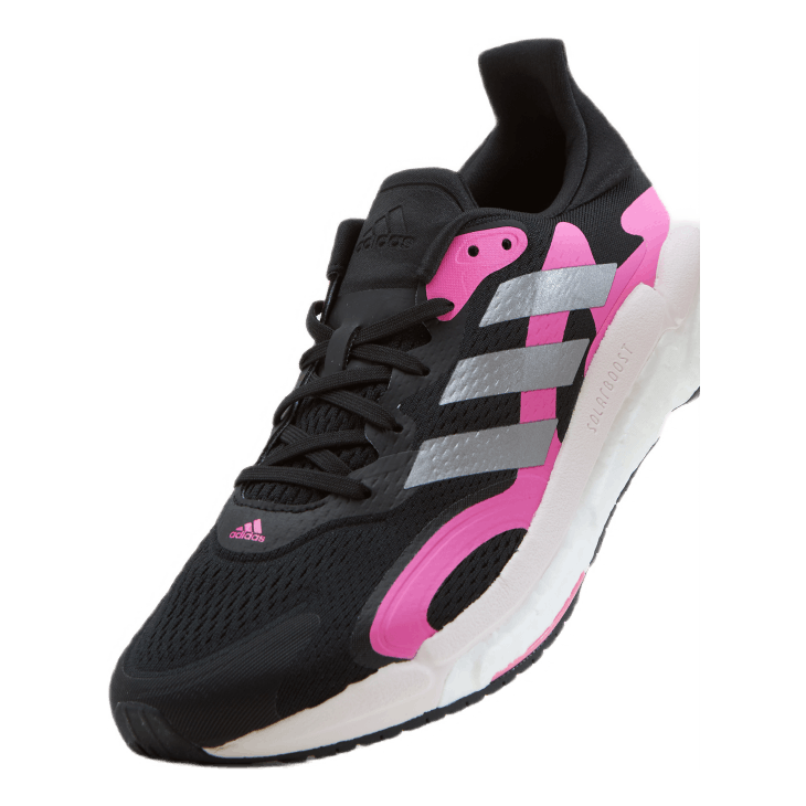 SolarBoost 3 Shoes Core Black / Screaming Pink / Halo Silver