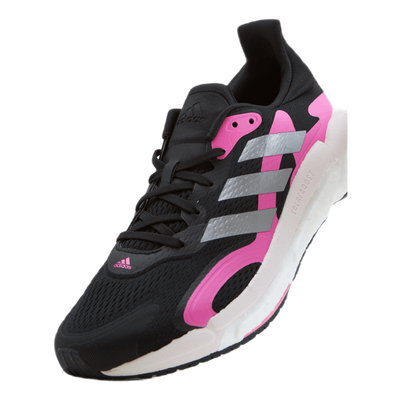 SolarBoost 3 Shoes Core Black / Screaming Pink / Halo Silver