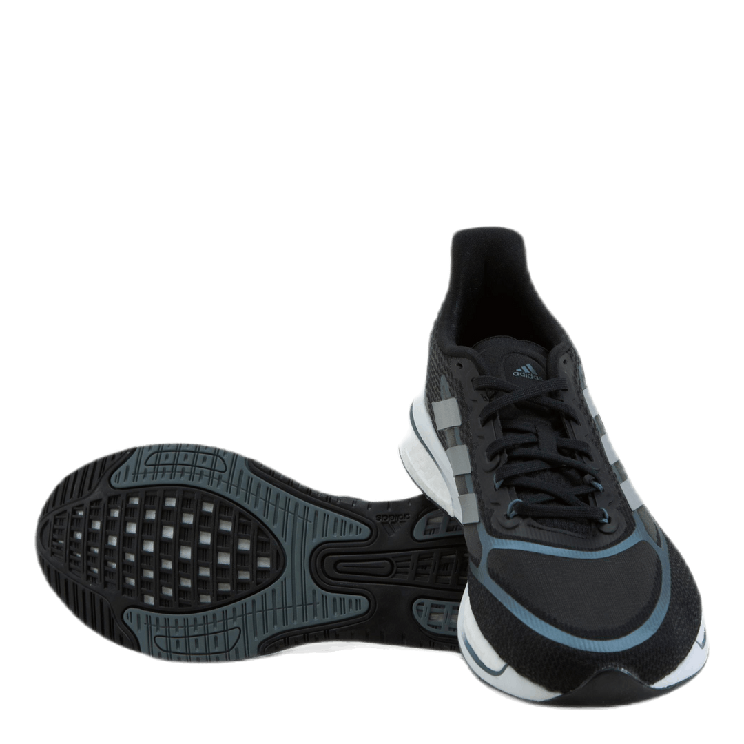 Supernova+ Shoes Core Black / Silver Metallic / Blue Oxide