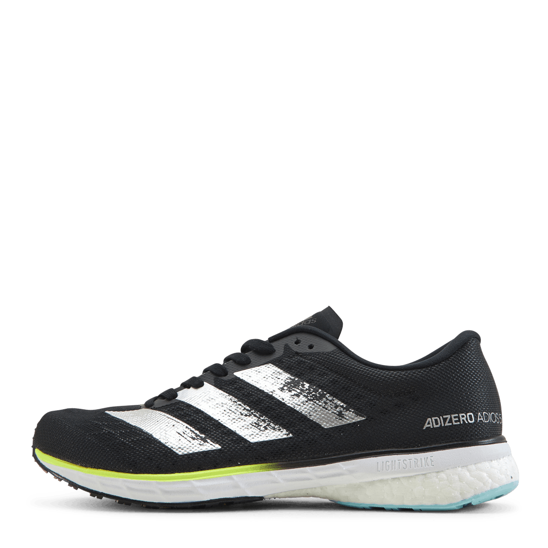 Adizero Adios 5 Shoes Core Black / Silver Metallic / Solar Yellow