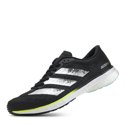Adizero Adios 5 Shoes Core Black / Silver Metallic / Solar Yellow