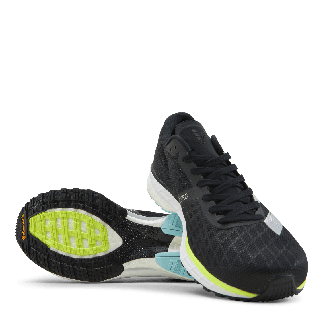 Adizero Adios 5 Shoes Core Black / Silver Metallic / Solar Yellow