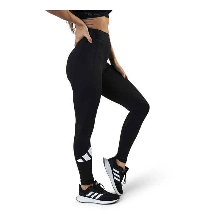 Techfit Adi Life Mid Rise Long Bos Tight Black / Black / White