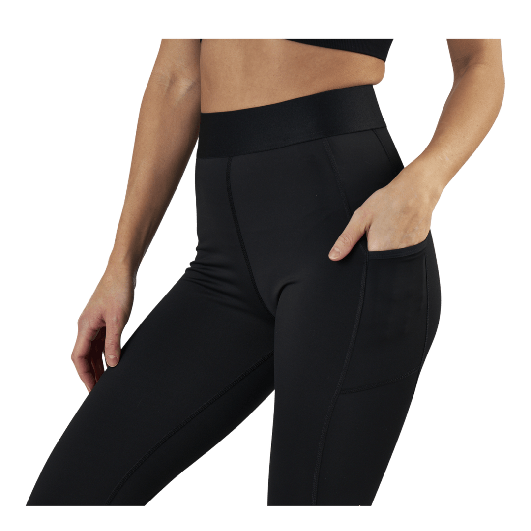 Techfit Adi Life Mid Rise Long Bos Tight Black / Black / White