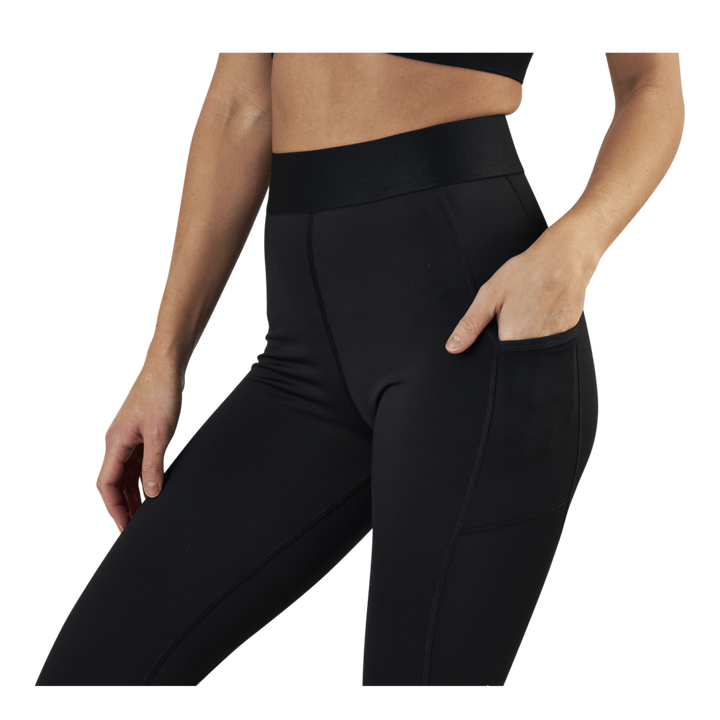 Techfit Adi Life Mid Rise Long Bos Tight Black / Black / White