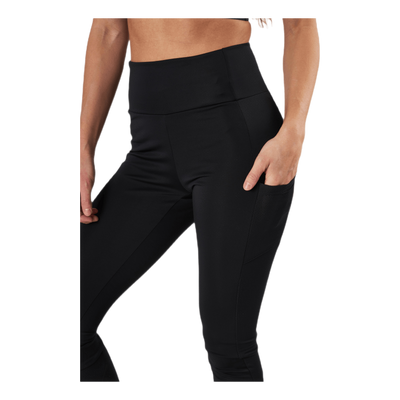 Big Logo Sport Tights Black / Black / White