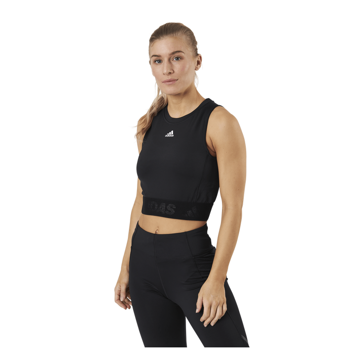 Techfit Crop Black / White