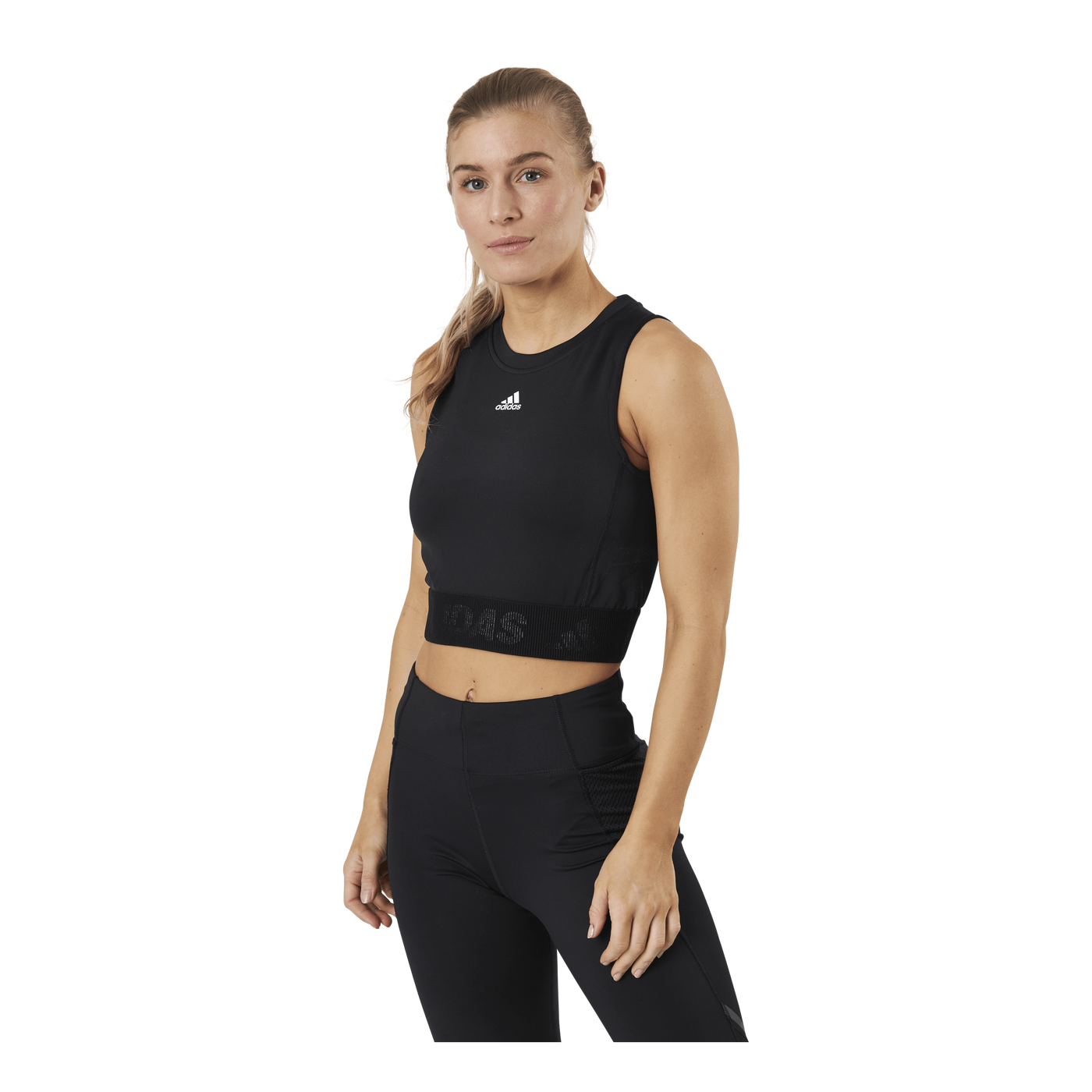 Techfit Crop Black / White