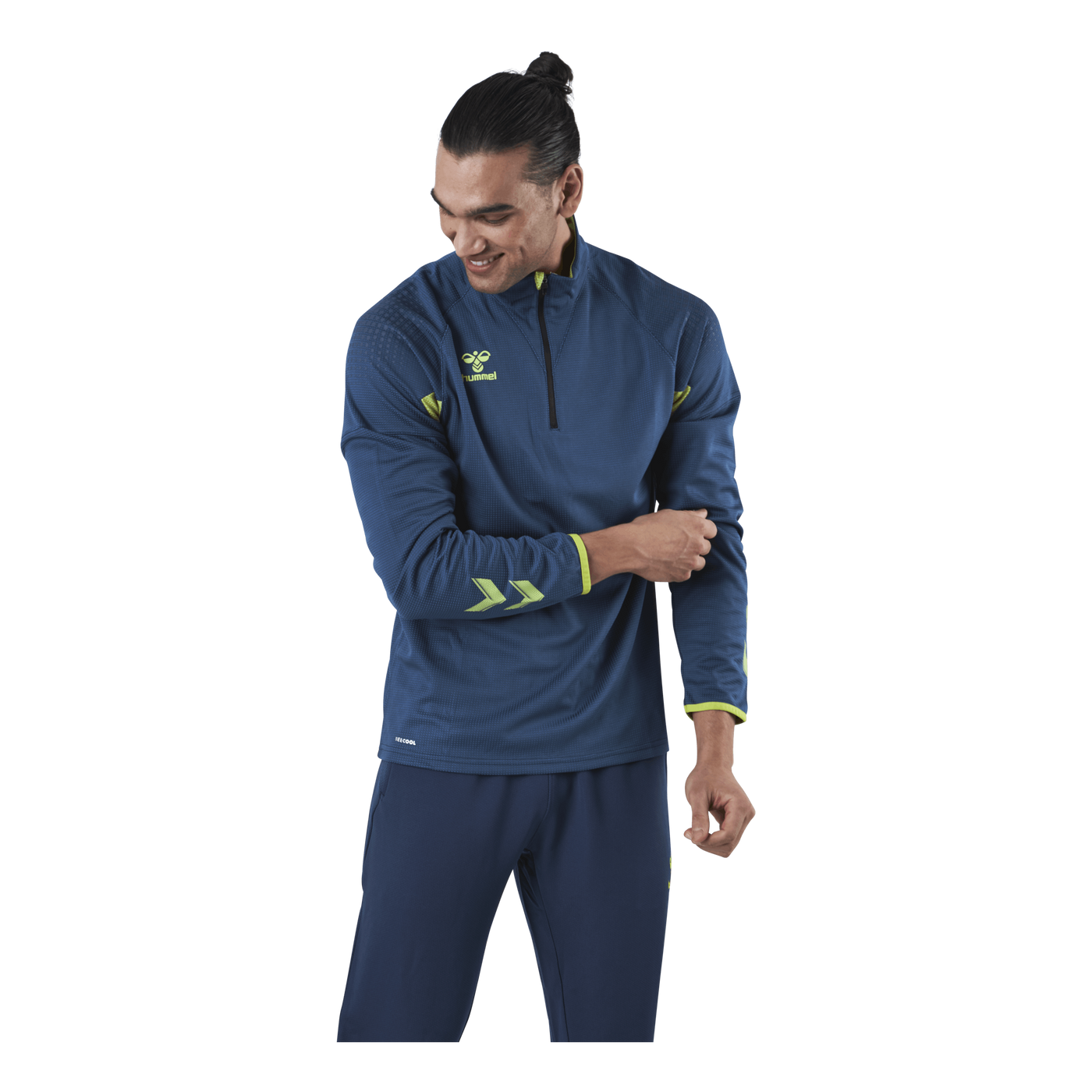 Pro Half Zip Blue