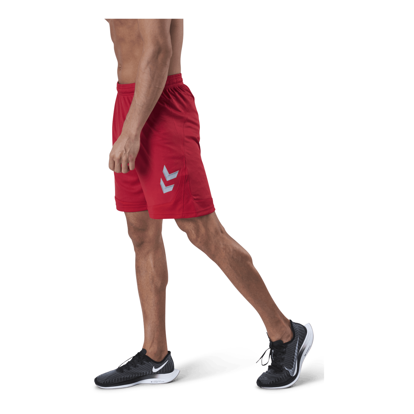 Poly Shorts Red