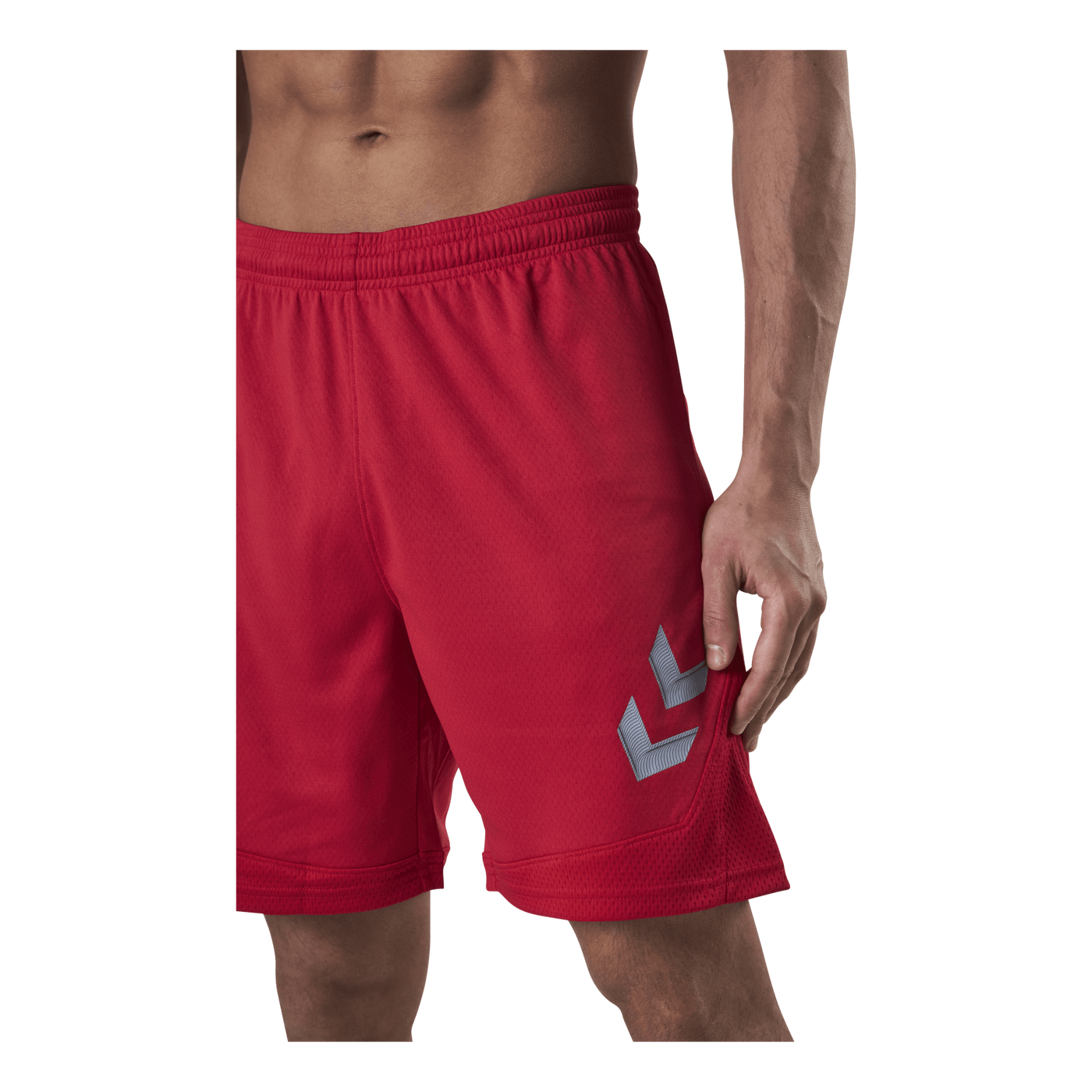 Poly Shorts Red