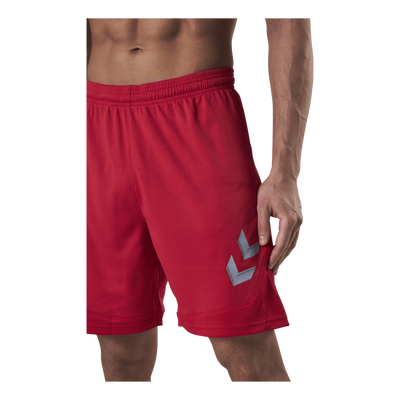 Poly Shorts Red