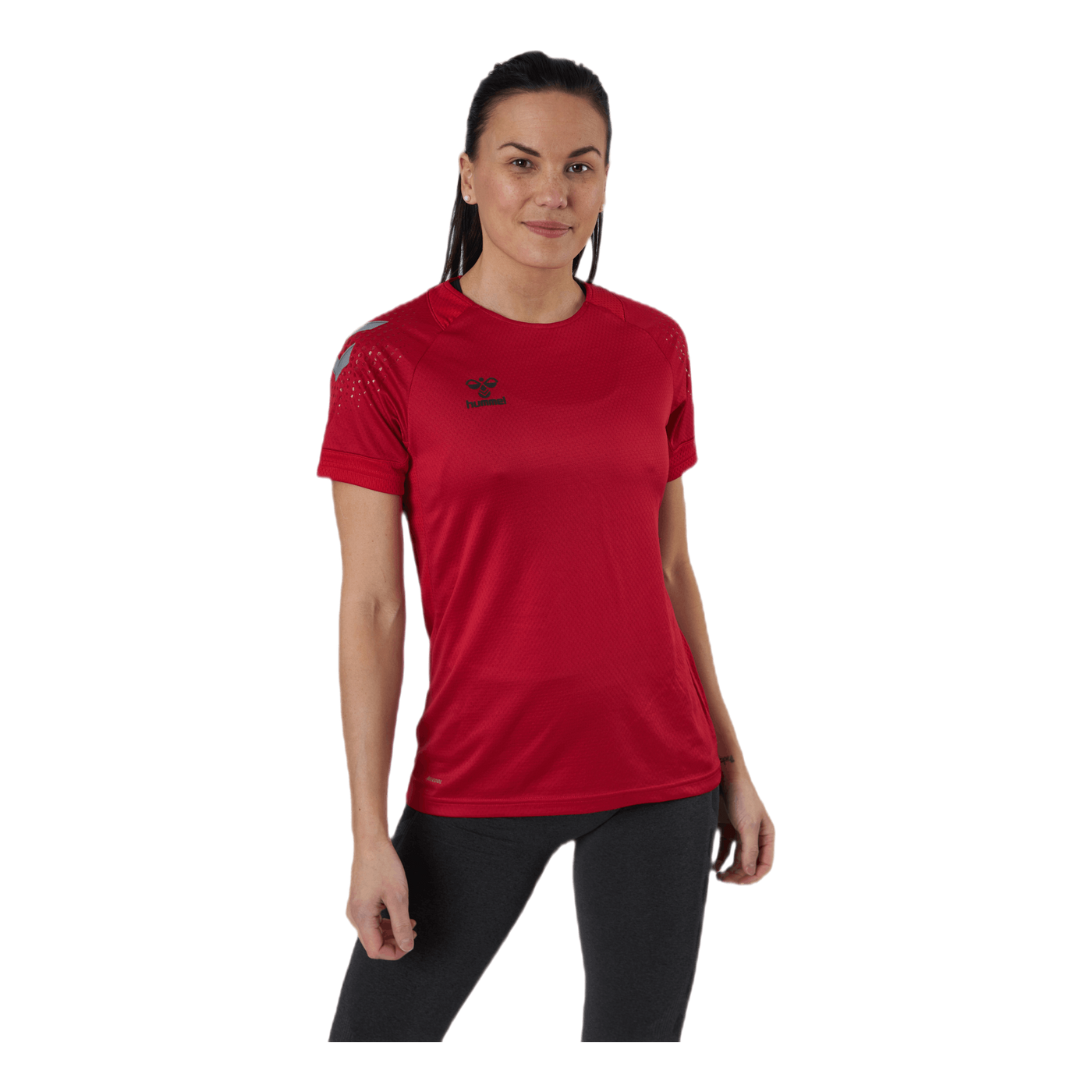 Poly SS Jersey Red
