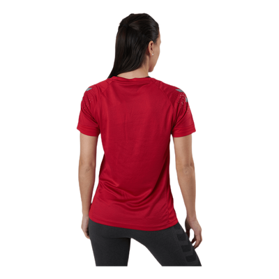 Poly SS Jersey Red