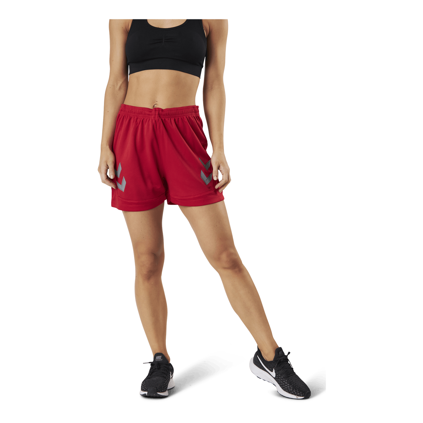 Poly Shorts Red