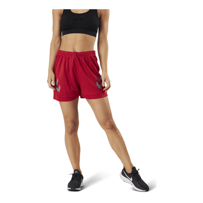 Poly Shorts Red