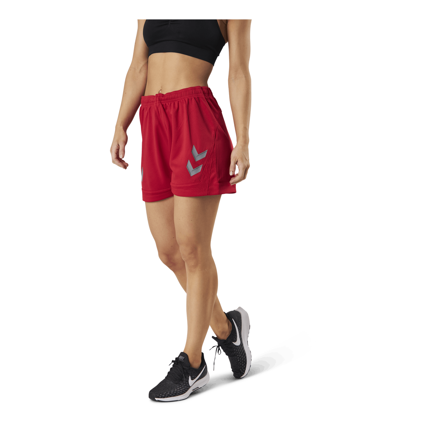 Poly Shorts Red