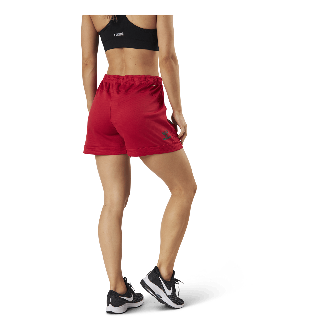 Poly Shorts Red