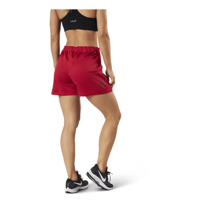 Poly Shorts Red