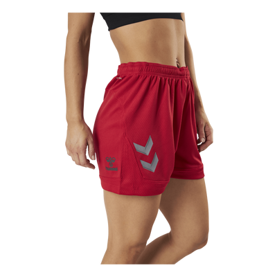 Poly Shorts Red