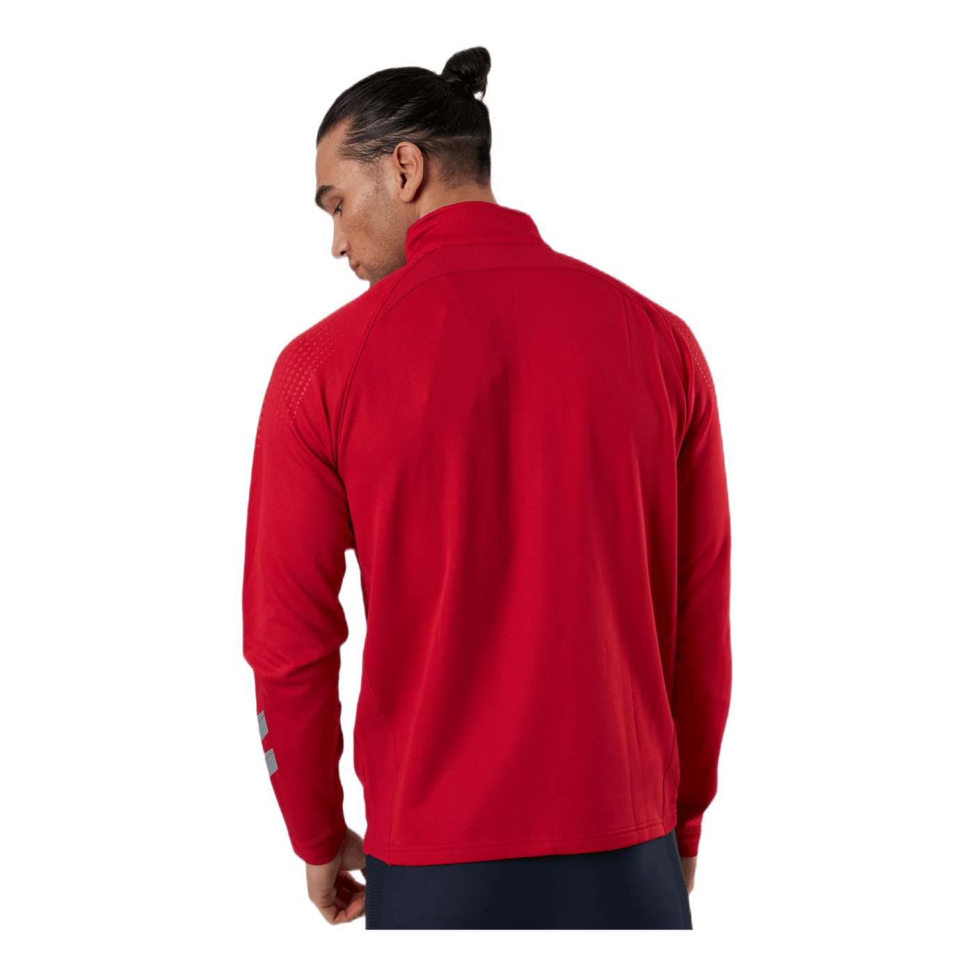 Poly Zip Jacket Red