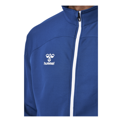 Poly Zip Jacket Blue