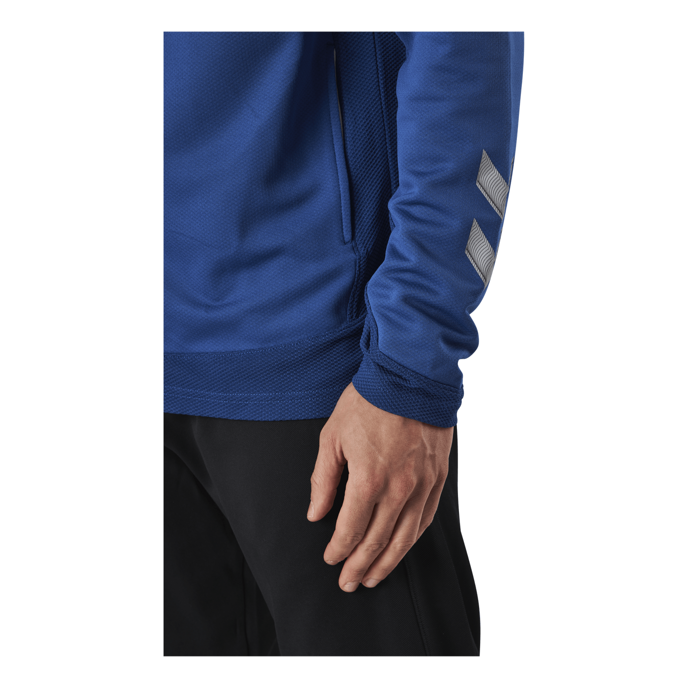 Poly Zip Jacket Blue