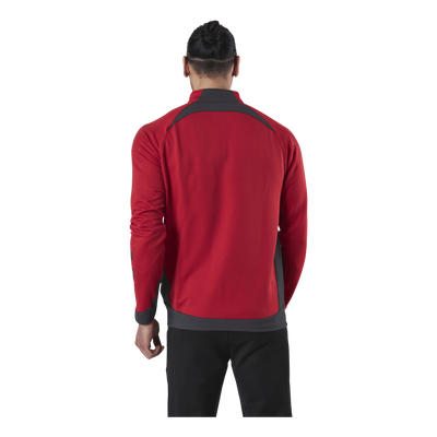 Half Zip Red