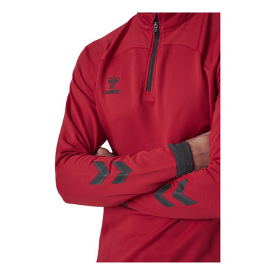 Half Zip Red