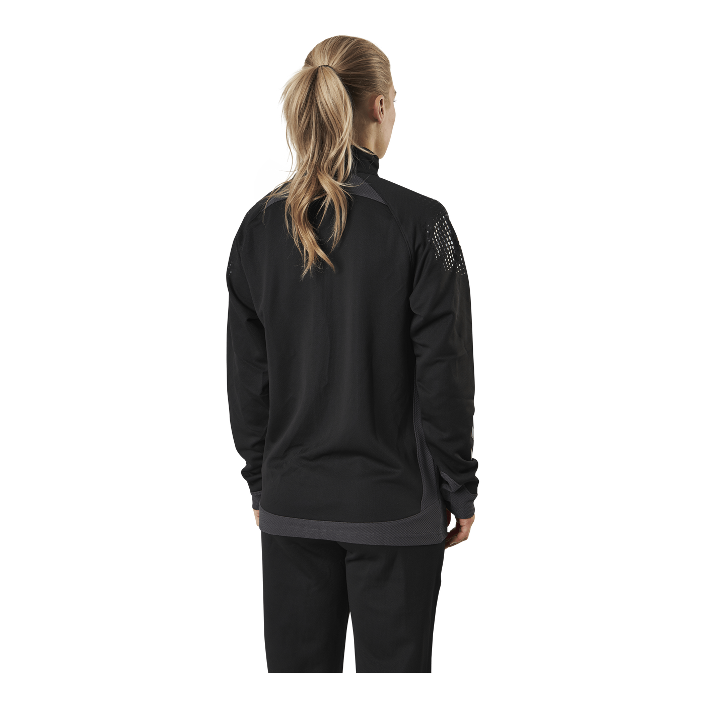 Poly Zip Jacket Black