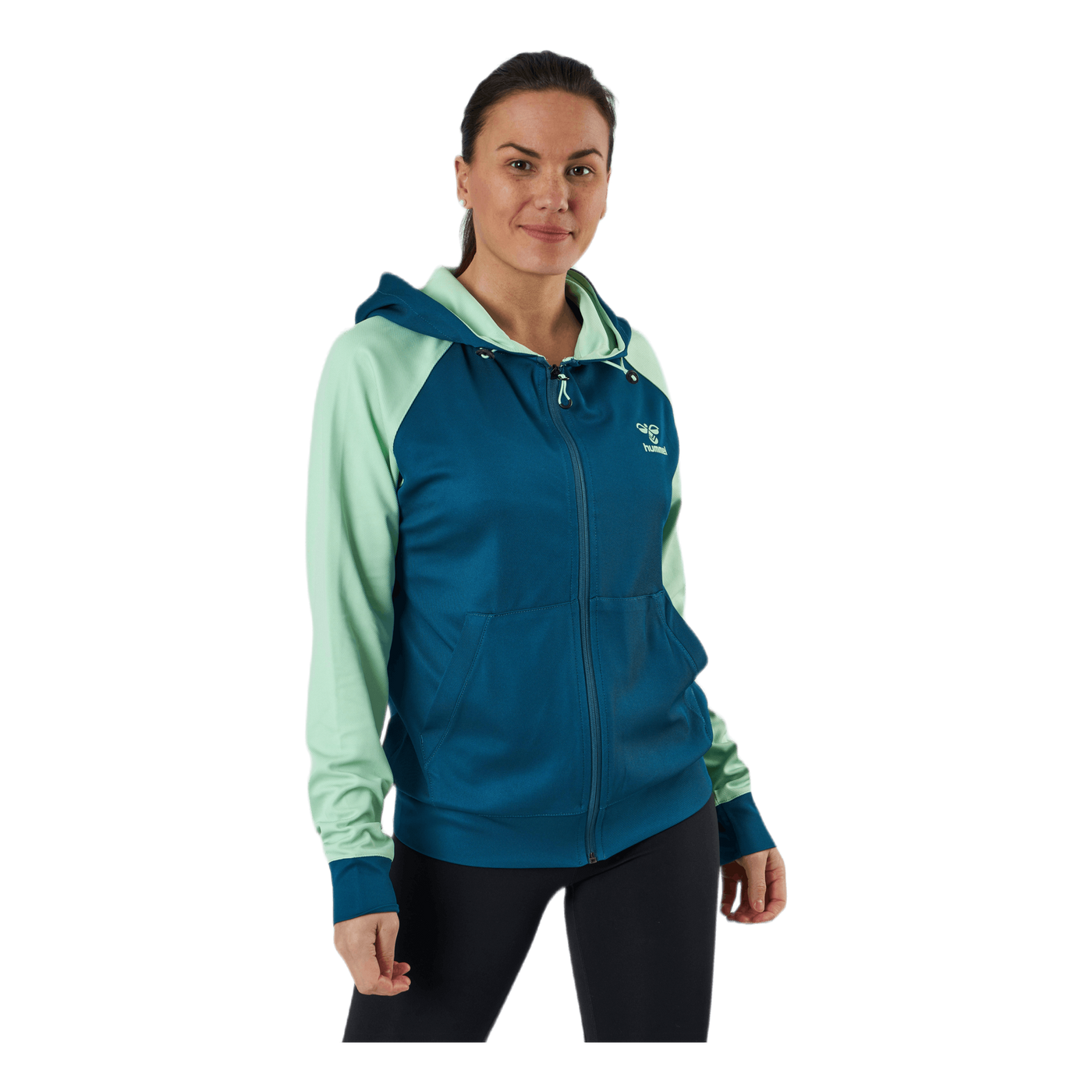Zip Hoodie Blue/Green