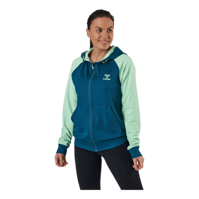 Zip Hoodie Blue/Green