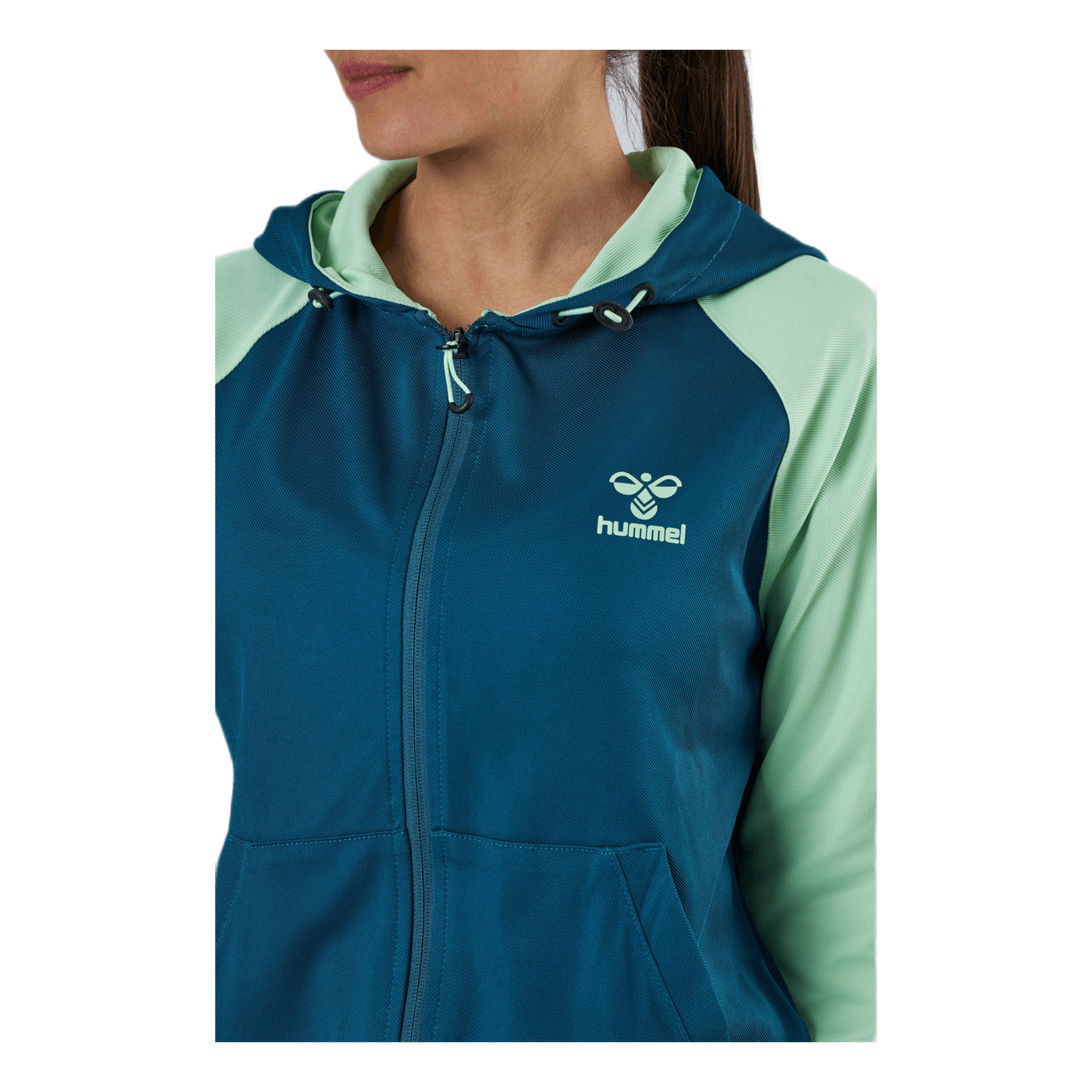 Zip Hoodie Blue/Green