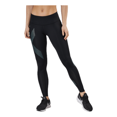 Mid-Rise Compression Tights Blue/Black