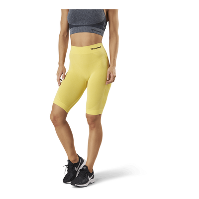Seamless Cycling Shorts Yellow