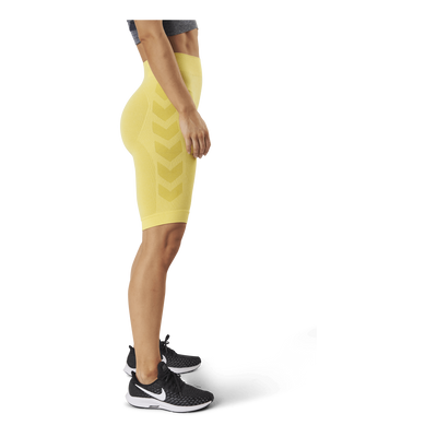 Seamless Cycling Shorts Yellow