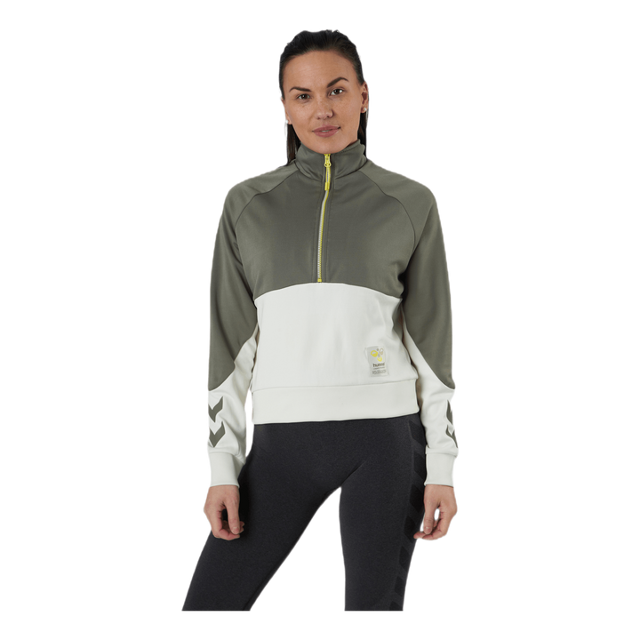 Half Zip Sweatshirt Yellow