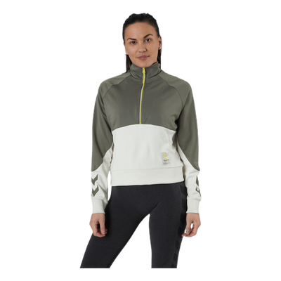 Half Zip Sweatshirt Yellow