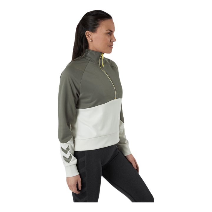 Half Zip Sweatshirt Yellow