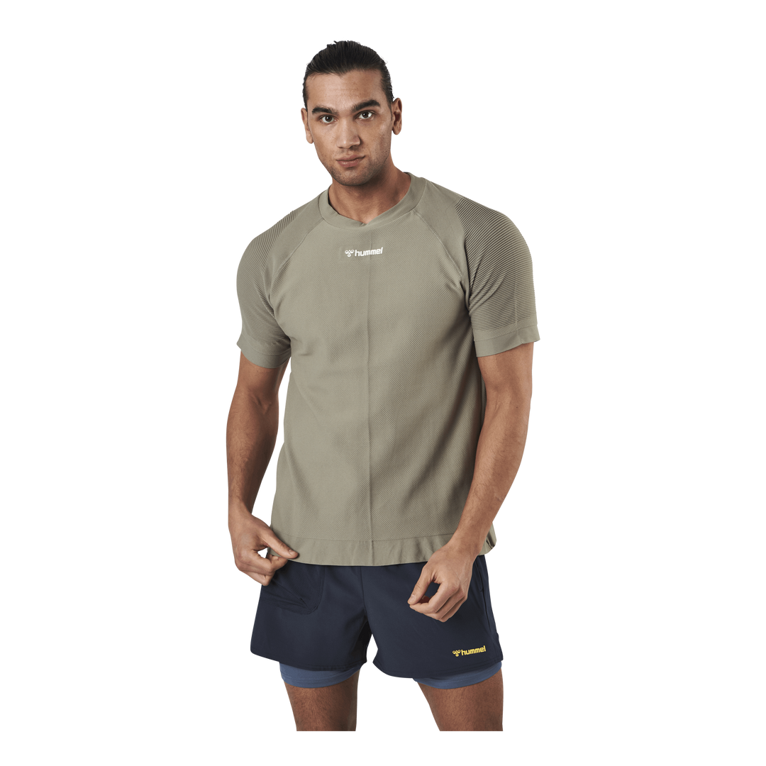 Cube Seamless T-Shirt Grey