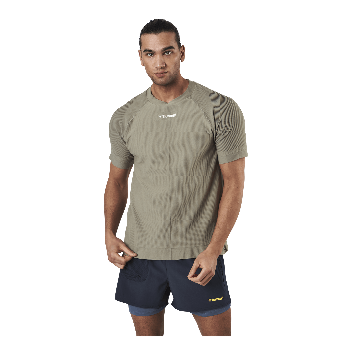 Cube Seamless T-Shirt Grey