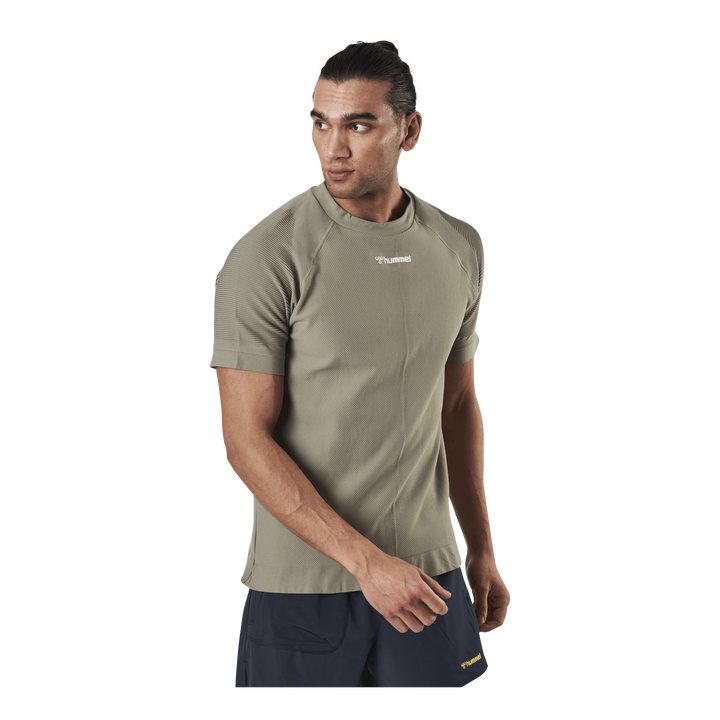 Cube Seamless T-Shirt Grey