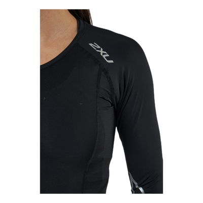 Core Compression L/S Black/Silver