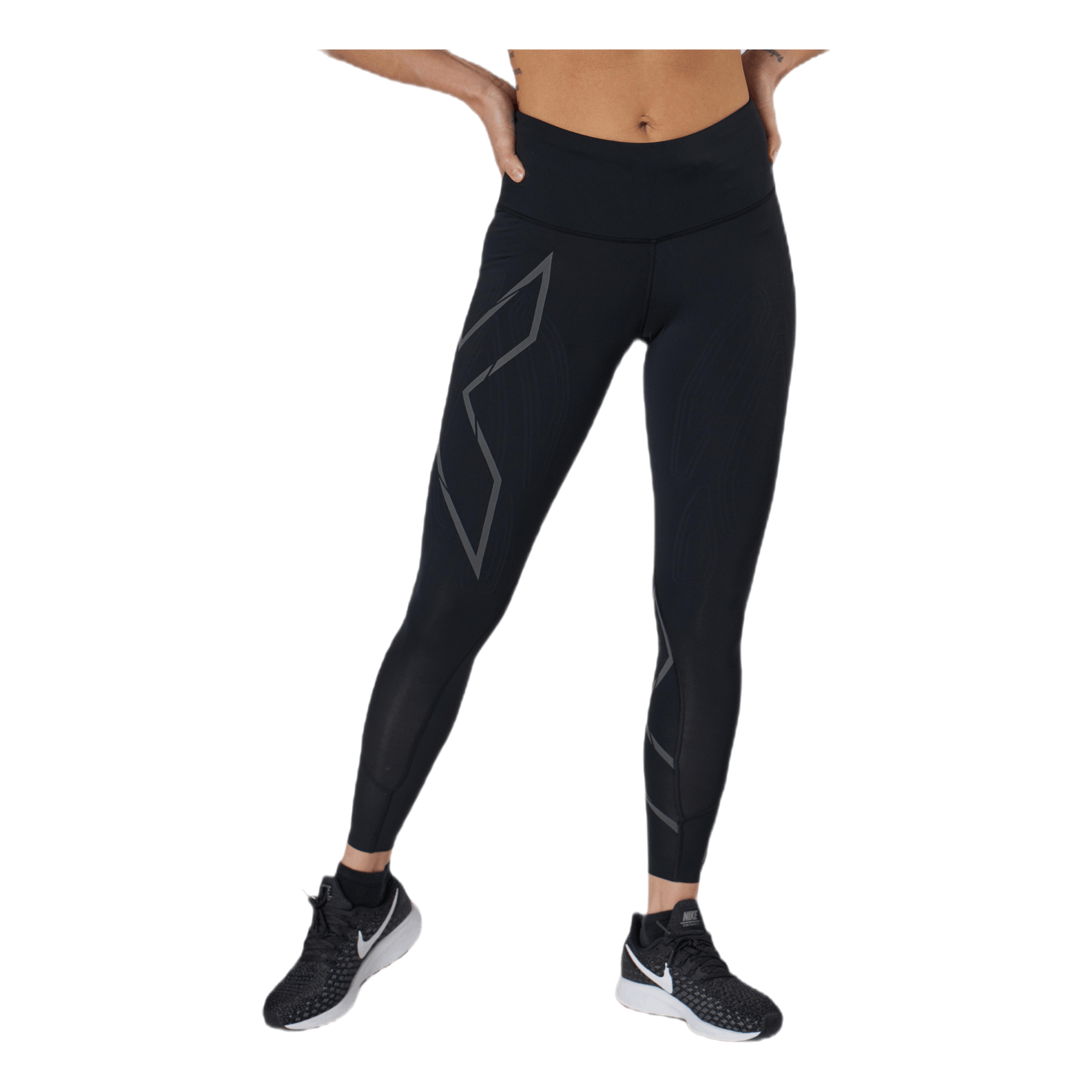 landmænd klamre sig Vedhæft til 2XU Light Speed Mid-Rise Compression Black | Runforest.com