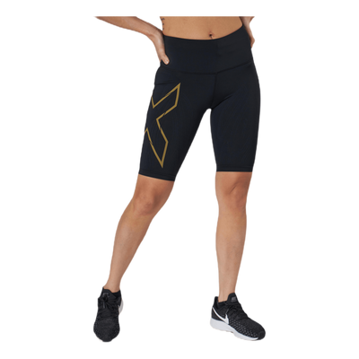 Light Speed Mid-Rise Compression Black/Gold
