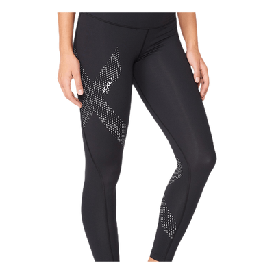 Mid-Rise Compression Tights Black/Grey