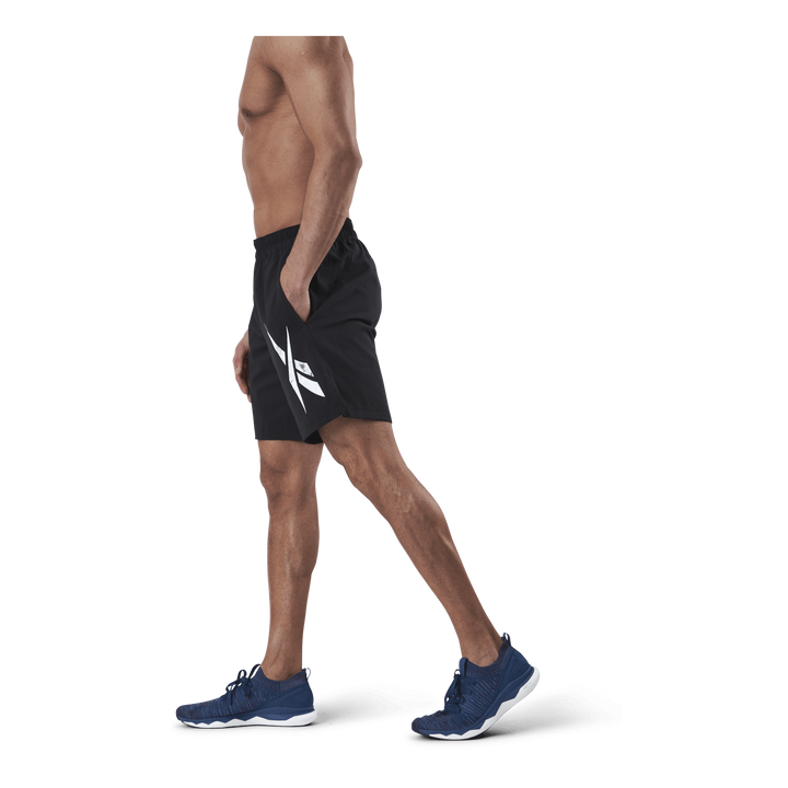 Wor Woven Graphic Short Black
